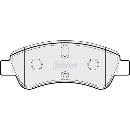 Fahren Front Brake Pad Set FBP3059