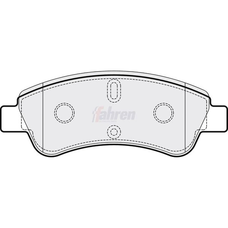 Fahren Front Brake Pad Set fits Citroën Berlingo 1996-2011 1.1 1.4 1.6 1.9 2.0