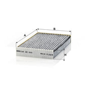 MANN-FILTER Cabin Air Filter (Pollen Filter) below the CUK 26 005