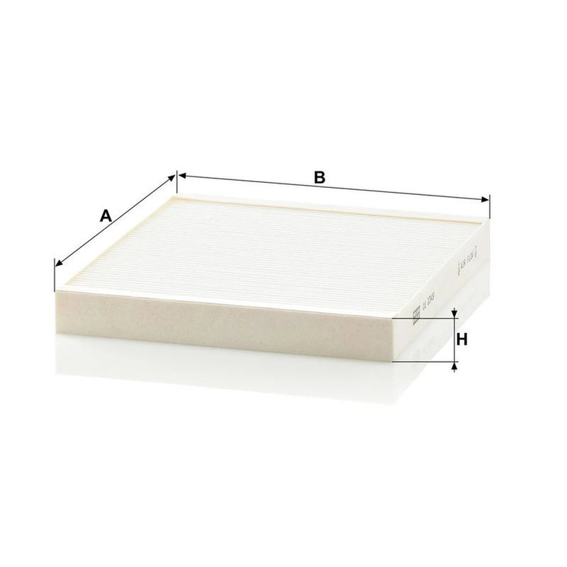 MANN-FILTER Cabin Air Filter (Pollen Filter) Eng.compart. middle, below plenum CU 2349