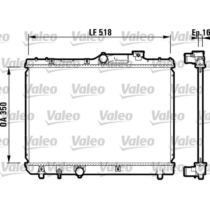 Valeo Engine Radiator 732614