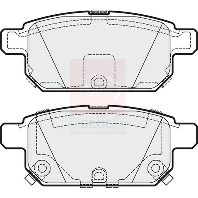 Apec Rear Brake Pad Set PD3720