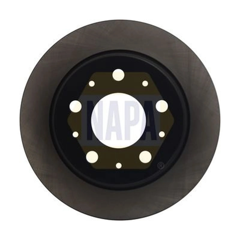 NAPA 2 x Solid Rear Brake Discs NBD5968-x2