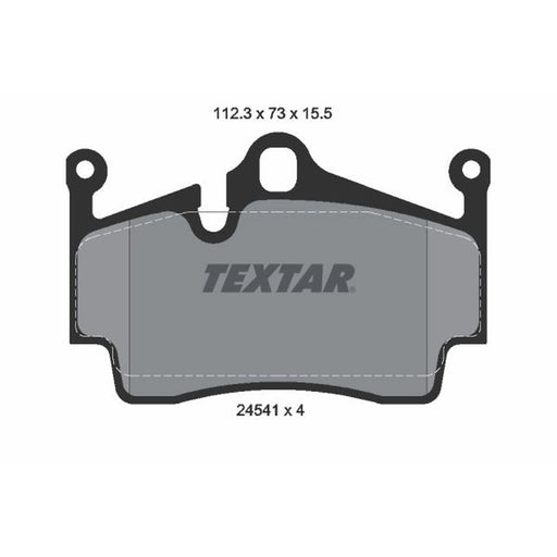 Textar Rear Brake Pad Set 2454101