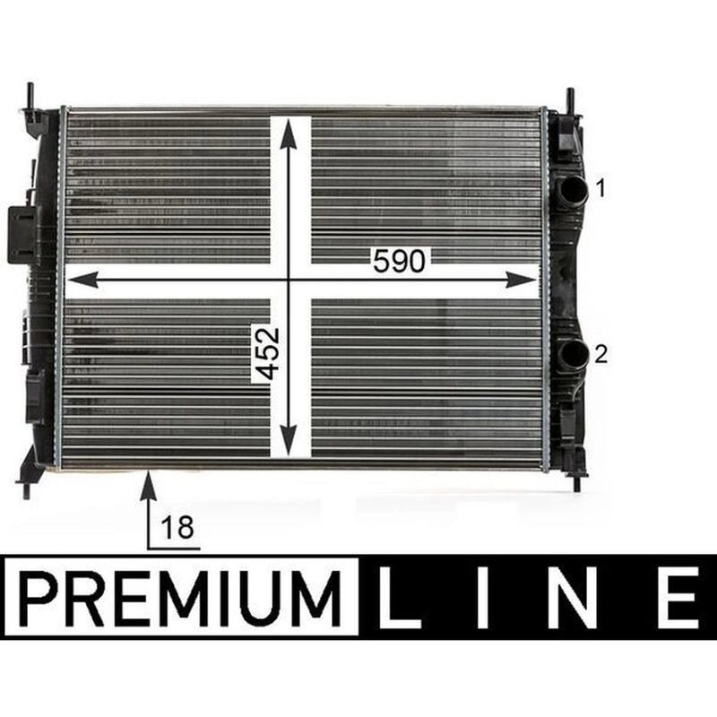 Mahle Engine Radiator CR 14 000P