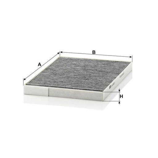 MANN-FILTER Cabin Air Filter (Pollen Filter) Driver's Side CUK 2620