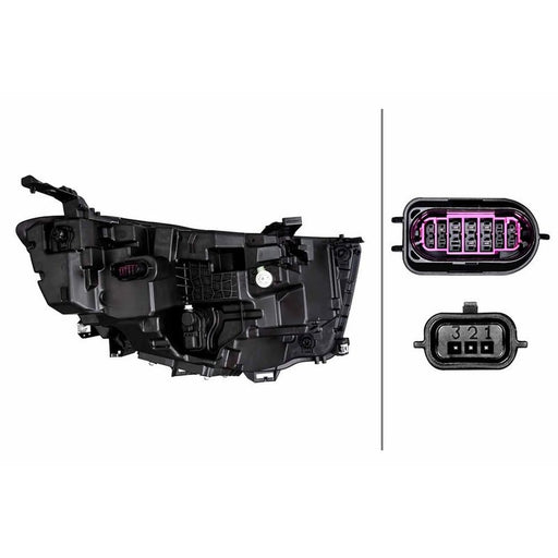 Hella Headlight Headlamp LED Left 1LX 015 150-631