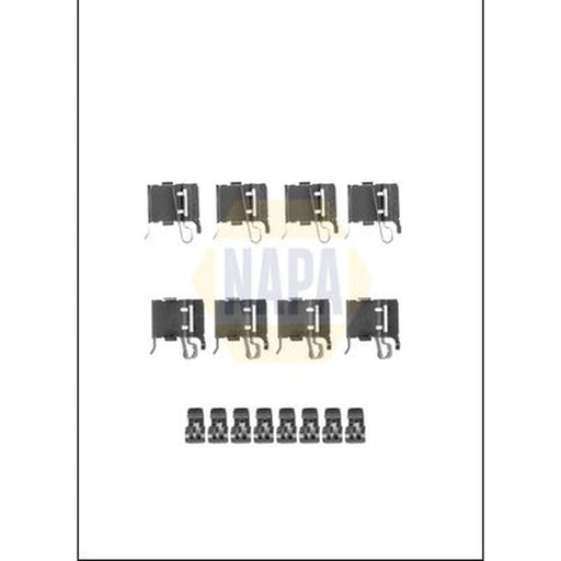 NAPA Brake Pad Accessory Fitting Kit Front NFK1123