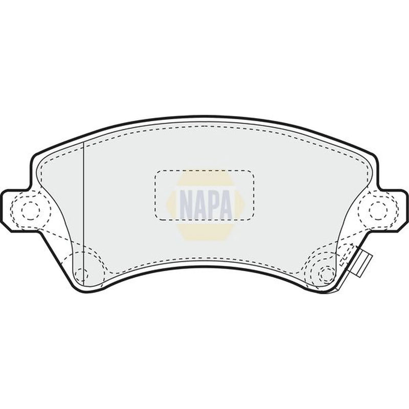 NAPA Front Brake Pad Set NBP1298