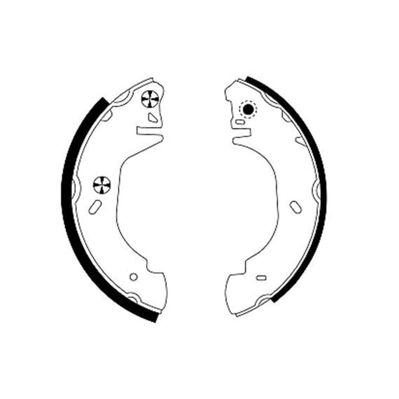 Mintex Brake Shoe Set Axle Kit MFR466