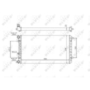 NRF Engine Radiator 509644