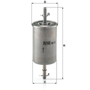 MANN-FILTER Fuel Filter Element WK 512/2