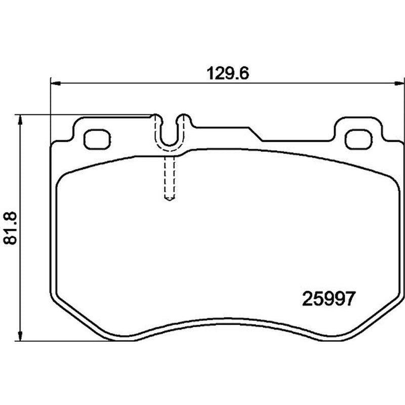 Mintex Front Brake Pad Set MDB3705