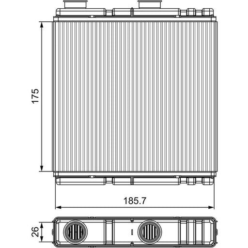 Valeo Heater Matrix Core Heat Exchanger 811543