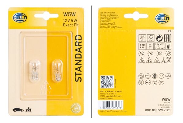 Hella Indicator Turn Signal Bulb V W 8GP 003 594-123