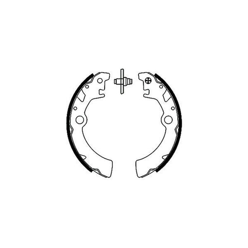 Mintex Brake Shoe Set Axle Kit MFR445