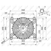 NRF Engine Cooling Fan 47668
