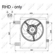 NRF Engine Cooling Fan 47447
