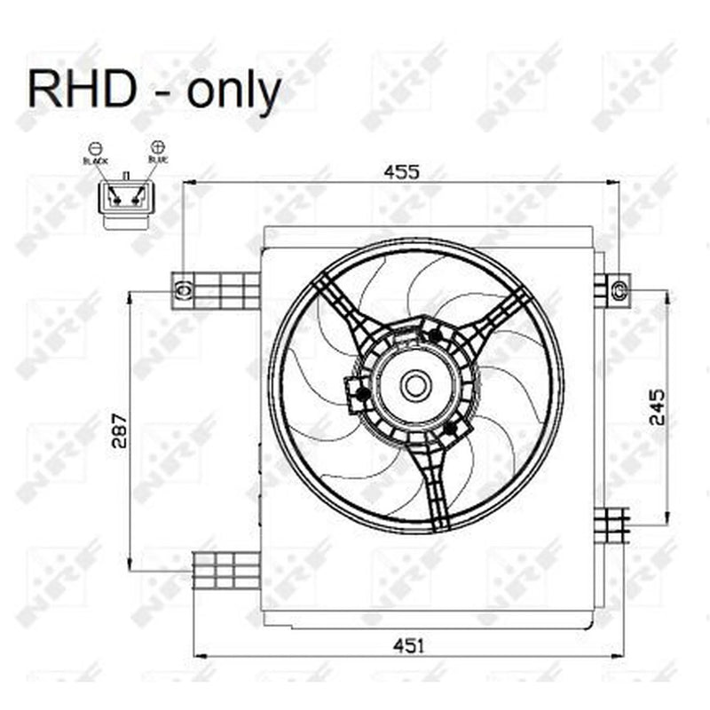 NRF Engine Cooling Fan 47447