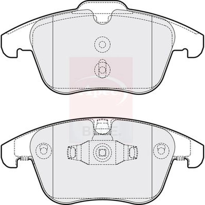 Apec Front Brake Pad Set PD4306
