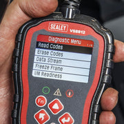 Sealey EOBD Code Reader Live Data VS8812 Sealey  - Town Parts