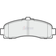 Fahren Front Brake Pad Set fits Nissan Micra II 1992-2003 1.0 1.3 1.4
