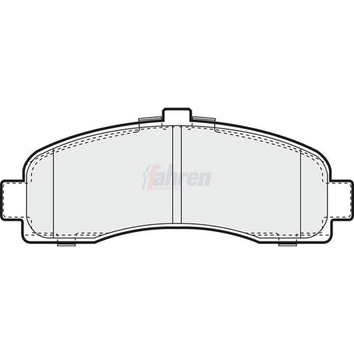 Fahren Front Brake Pad Set FBP3022