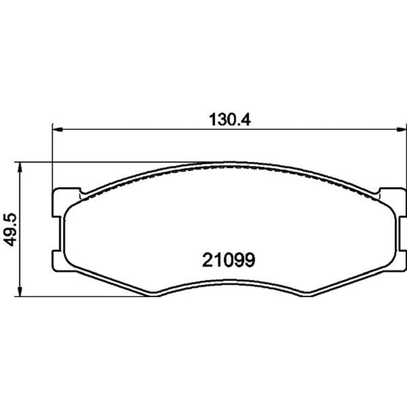 Mintex Front Brake Pad Set MDB1279