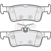 Fahren Rear Brake Pad Set fits Ford Fiesta VII 2017-2021 1.0 1.5