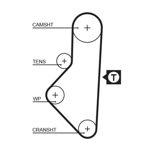 Gates Timing Belt Cambelt 113 Teeth 5050XS