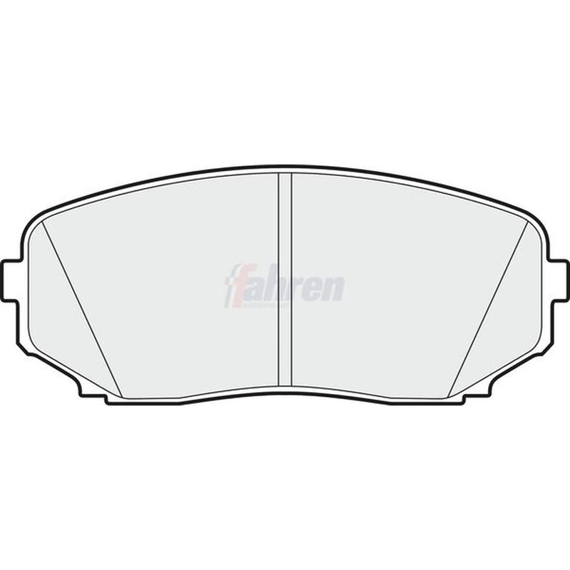 Fahren Front & Rear Pads fits Mitsubishi Shogun Sport III 2015 on 2.4
