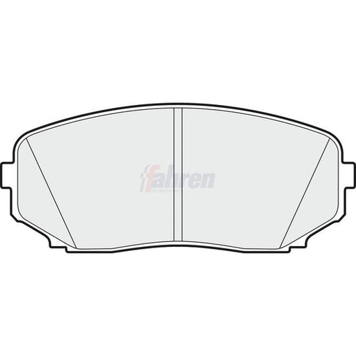 Fahren Front Brake Pad Set FBP4268