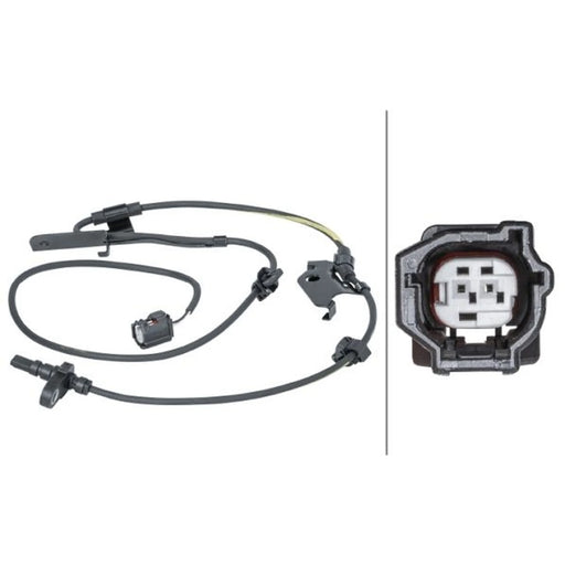 Hella ABS Wheel Speed Sensor Front 6PU 012 679-781