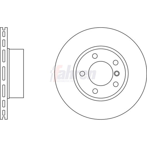 Fahren Front Vented & Rear Vented Brake Discs & Pads fits BMW 3 2004-2013