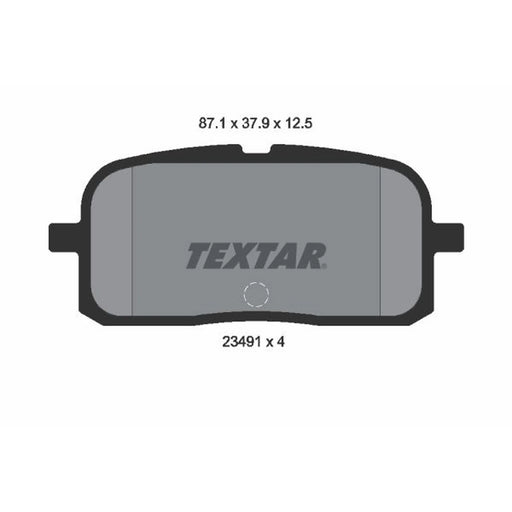 Textar Rear Brake Pad Set 2349101