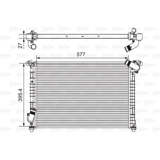 Valeo Engine Radiator 734328
