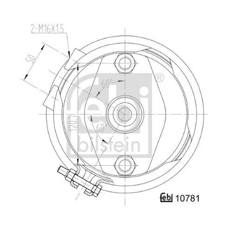 Febi Diaphragm Cylinder 107481
