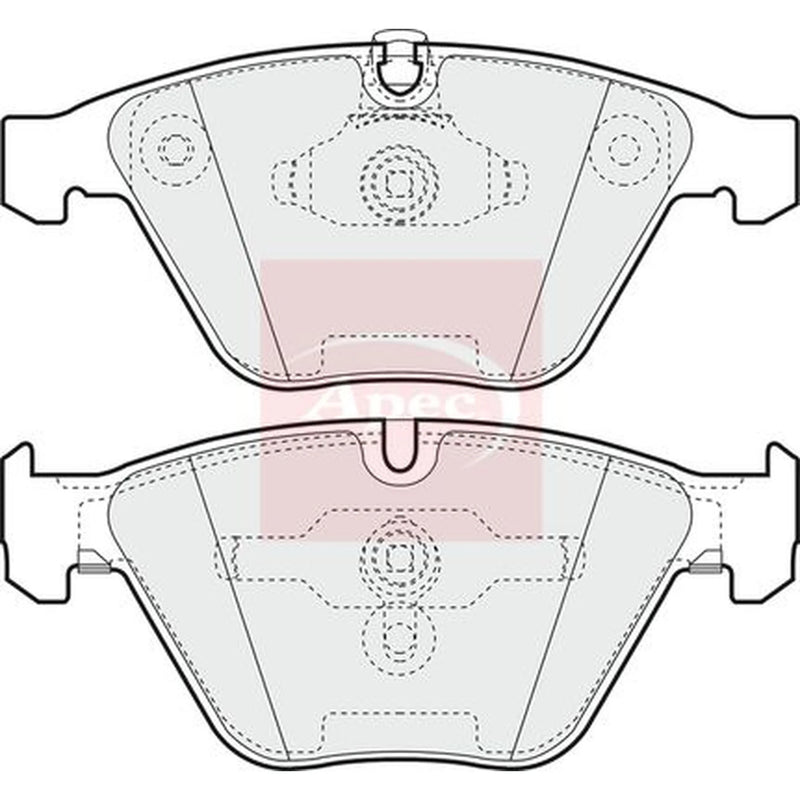 Apec Front Brake Pad Set PAD1263