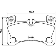 Mintex Rear Brake Pad Set MDB3035