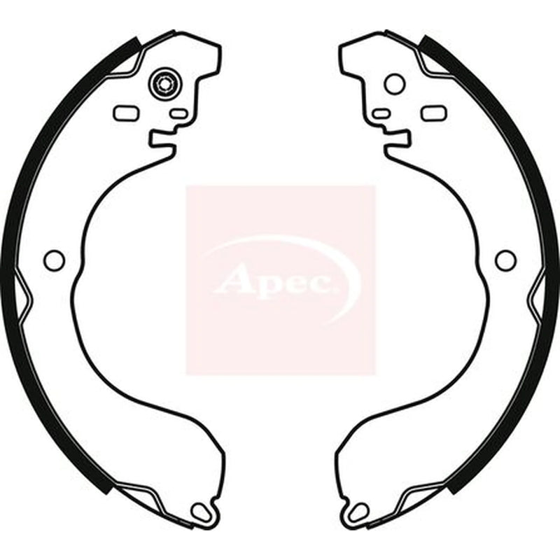 Apec Brake Shoe Set Axle Kit SHU821