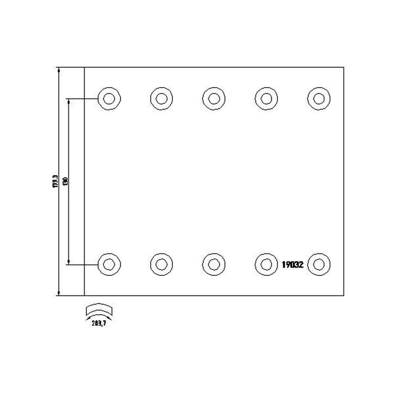 DON Don Cv Brake Lining Set BC361B7740