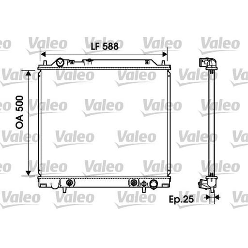 Valeo Engine Radiator 734145