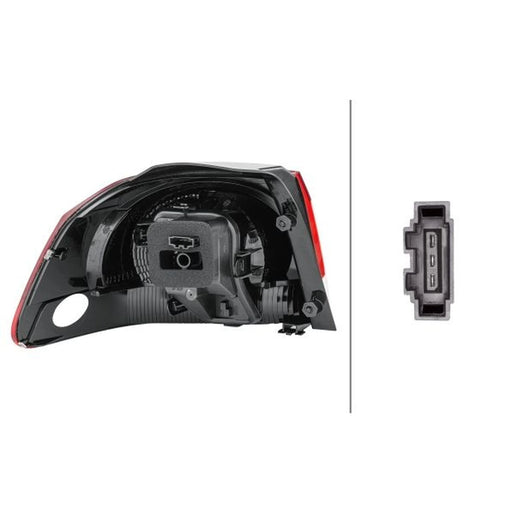 Hella Tail Light / Lamp WY21W Right 2SD 009 922-141