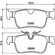 DON Rear Brake Pad Set PCP2059
