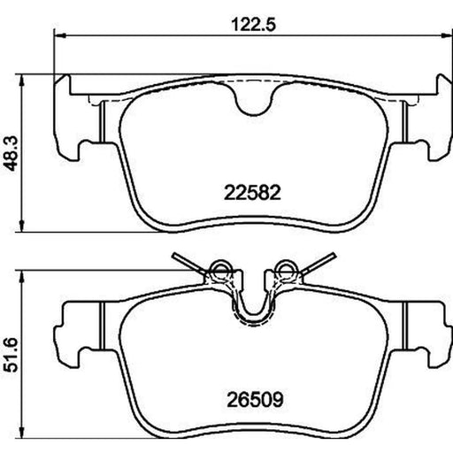 Mintex Rear Brake Pad Set MDB4295