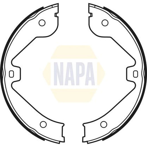 NAPA Parking Brake Shoe Set NBS5019