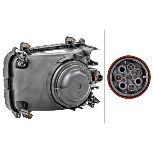 Hella Headlight Headlamp H4 Right 1LG 007 660-041