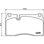 Mintex Front Brake Pad Set MDB2739