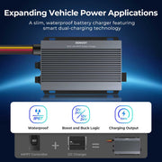 Renogy IP67 50A DC-DC Battery Charger with MPPT - Dyna-mo Solar - Van Life Living