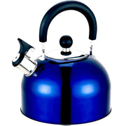 Olpro 2 Litre Stainless Steel Whistling Kettle Blue - Olpro - Van Life Living